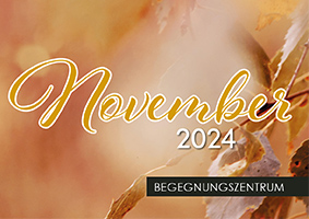 Sozialer Dienst - Begegnungszentrum Programm November 2024